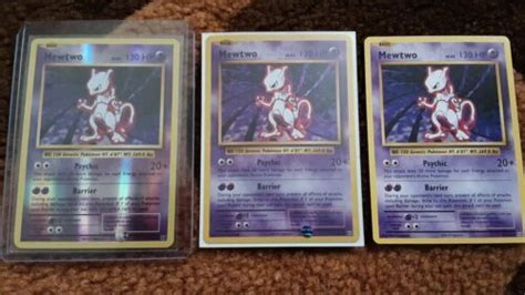Mewtwo Pokémon Individual Trading Cards for sale .